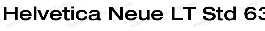 Helvetica Neue LT Std 63 Medium Ext字体转换